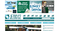 Desktop Screenshot of jezdci.cz